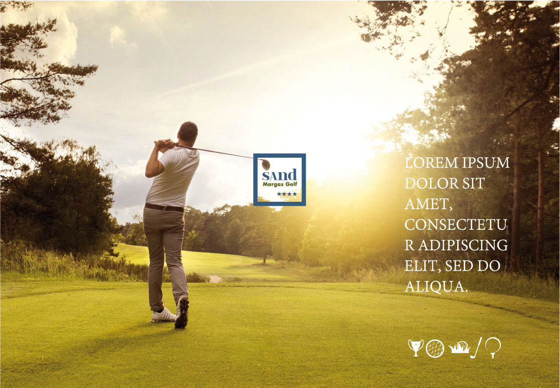 sand margas golf resorts diseño grafico graphic desingn